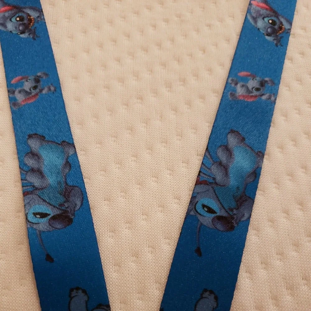 Disney STITCH Pin Trading Neck lanyard ID keys‎ NEW 025